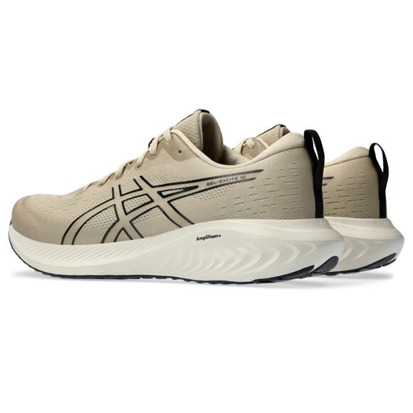New ASICS GEL Excite 10 Men\'s running shoes Size 8 Feather Grey/Black
